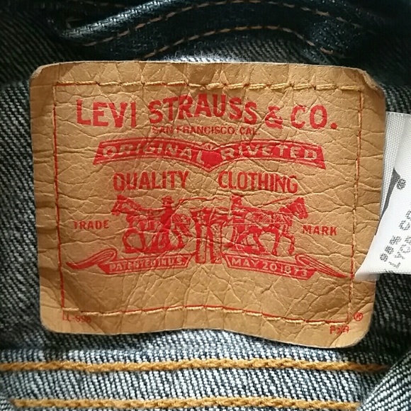 Levi Jean Jacket Size Small (JR) - Picture 6 of 8